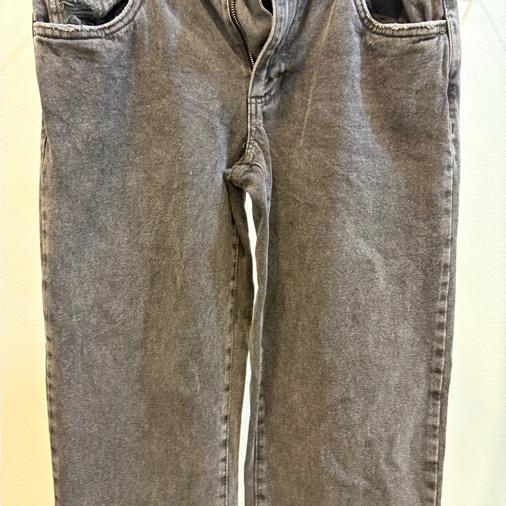Cotton On Women's Washed Black Straight Jeans